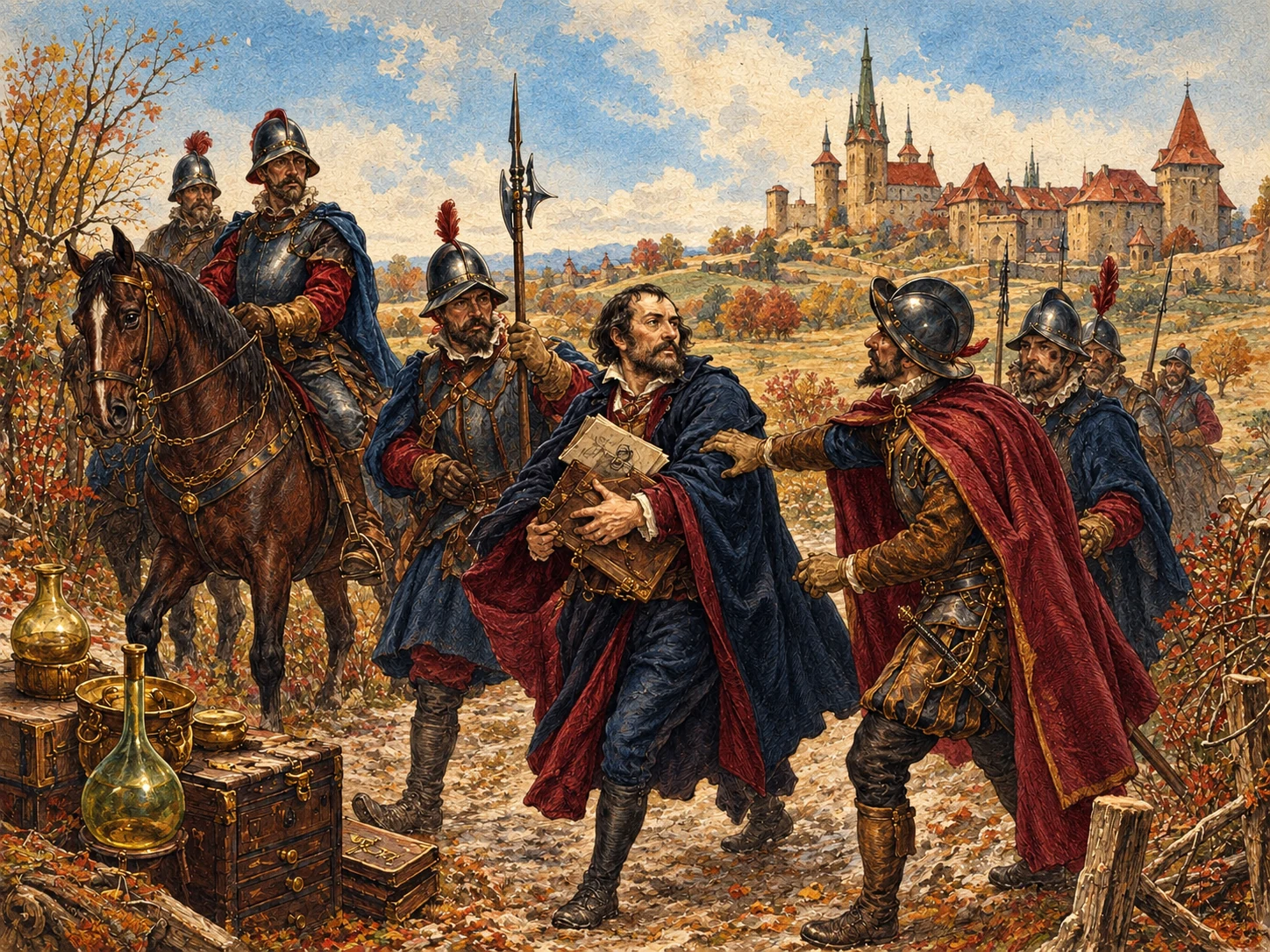Edward Kelly auf der Flucht