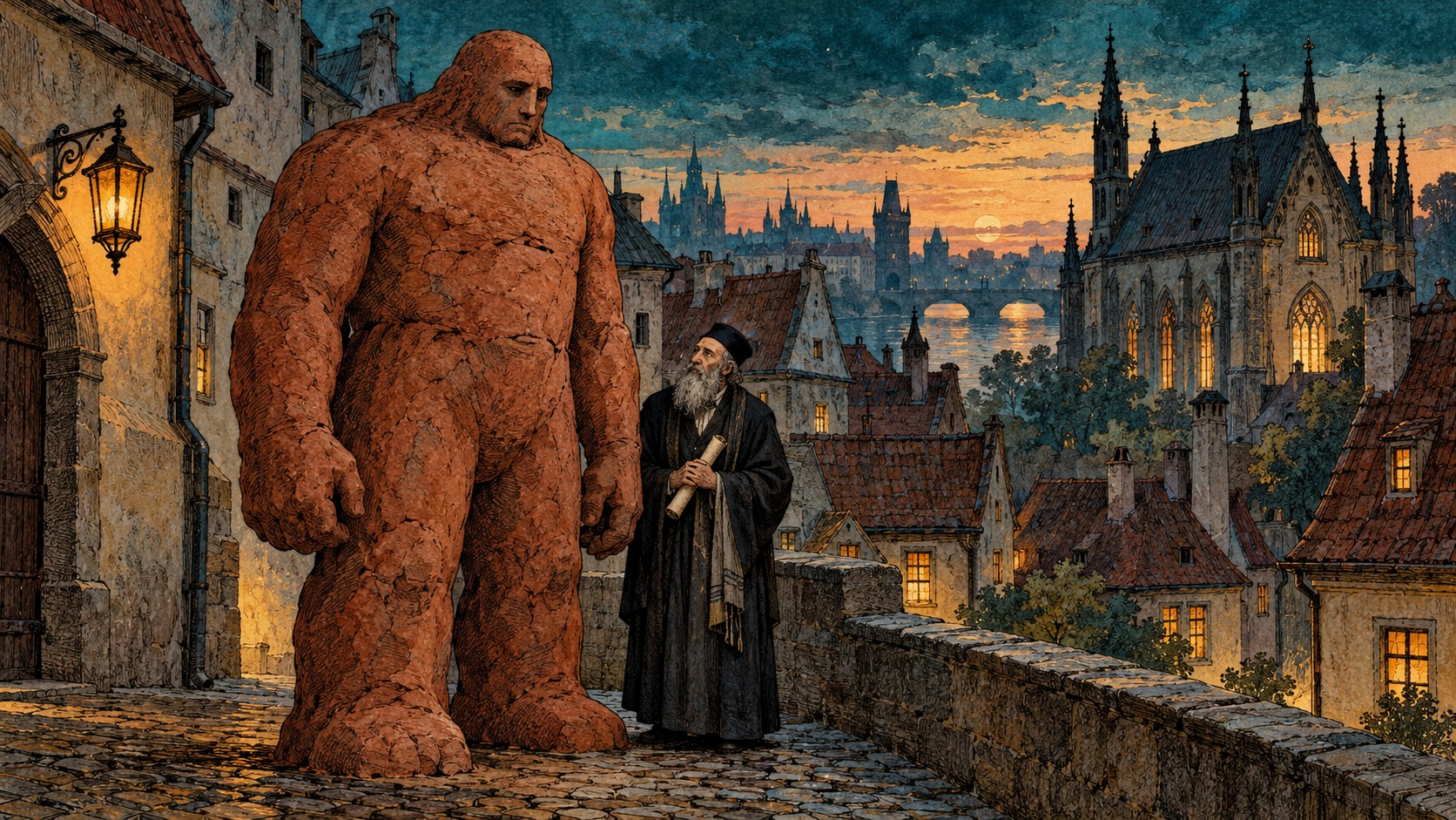 Der Prager Golem: ein Beschützer, dessen Kraft nicht mehr gehorchte